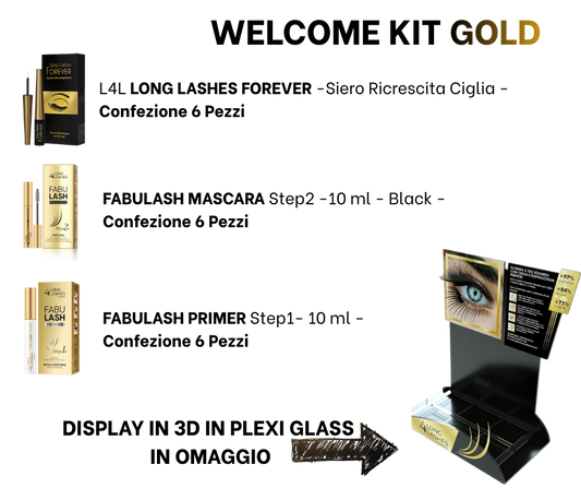 WELCOME KIT Gold! Diventa Rivenditore Ufficiale