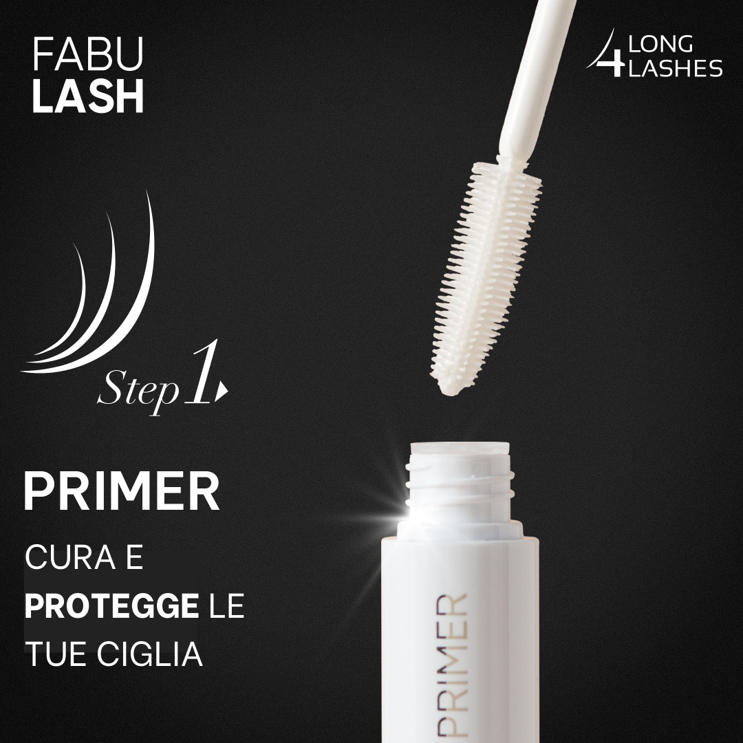 FABULASH PRIMER Step 1 - CONDITIONER con Biotina + Lash Complex - 10 ml